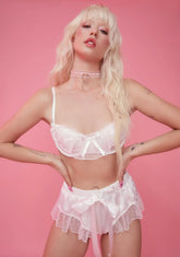 Ivory By The Banks Satin Lingerie Set