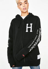 x Budweiser Classic H Zip Up Hoodie