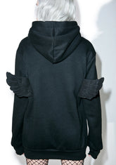 Lil Fallen Angel Oversized Hoodie