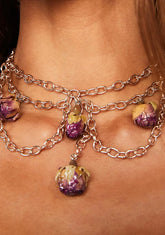 Rose Stained Sorrows Choker Necklace