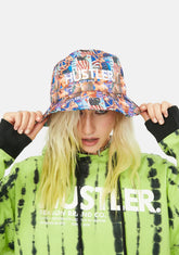 x Hustler Print Original Bucket Hat