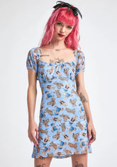 Soft Double Stuffed Mini Dress