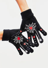 Heart Web Gloves