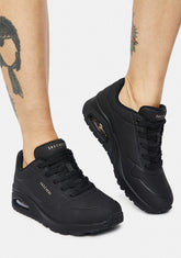 Black Stand On Air Uno Sneakers