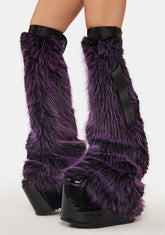 Violet Punk Cool Girl Leg Warmers