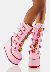 Pink Dune Strawberry Boots