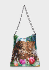Leopard Butterfly Tote Bag