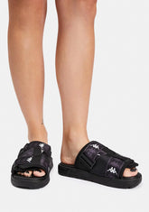 Black Gray 222 Banda Mitel 1 Sandals