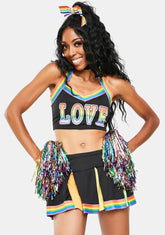 Love Wins Cheerleader Costume