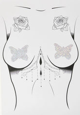 Liquid Butterflies Nipple Pasties