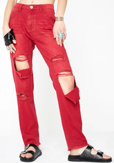 Red Envy Awesome Baggies High Waist Jeans
