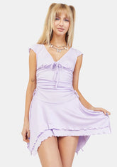 Perfect Fantasy Ruched Mini Dress