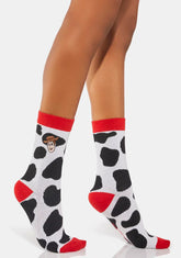 Toy Story x Skinnydip Woody Cow Print Socks