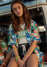 Greetings From Paradise Shirt Dress