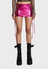 Dance Floor Queen Mini Skirt - Pink