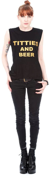 Titties and Beer Tank - White