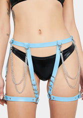 Thirsty Kinks And Winks Harness Garter Belt
