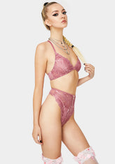 Evette Floral Bra Set