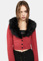 Rose Without Thorns Crop Cardigan