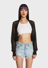 Break Time Knit Shrug