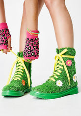 On My Turf Combat Boots