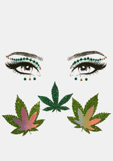 Weed Be Good Face & Body Jewels