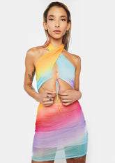 Top Tier Mesh Skirt Set