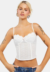 Tabi Cotton Lace Corset