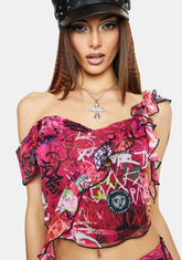 Beat The Streets Chiffon Top