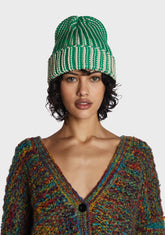 Emerald Good Shivers Knit Beanie