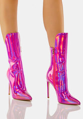 Pink Halo Ankle Boots