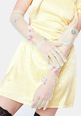 Honey Wings Sheer Gloves