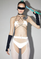 Savage Signalz Reflective Bra Top