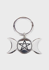Witching Moon Keyring