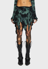 Reading Palms Mini Skirt