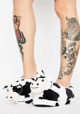 Issa Moo'd Cow Slippers