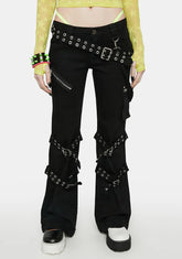 Vile In Denial Buckle Pants