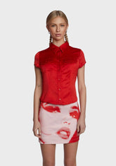 Anywhere With You Button Up Top