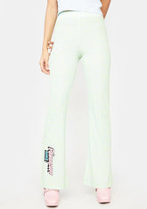 X Powerpuff Girls Leopard Print Flare Pants