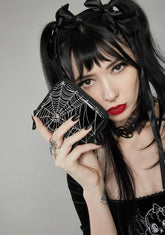 Raven's Night Embroidered Wallet