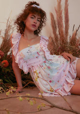 Pat A Cake Ruffle Chiffon Dress