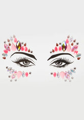 Venus Pink Blacklight Crystal Face Gems