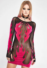 Fiery Elite Mini Dress