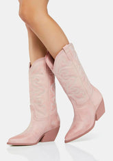Pink West Cowboy Boots