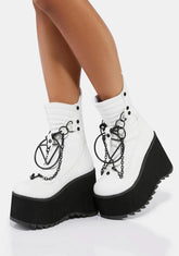 Ritual Chain Platform Boots