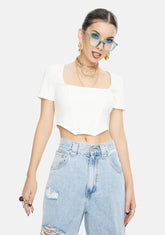 Turning Corset Crop Top