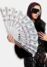 Money Folding Fan