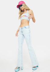 Throw It Back Flare Jeans