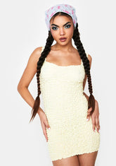 Cottagecore Life Textured Mini Dress