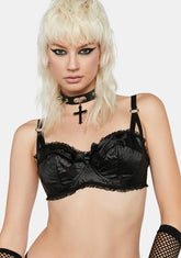 Lustful Lyrics Satin Bra